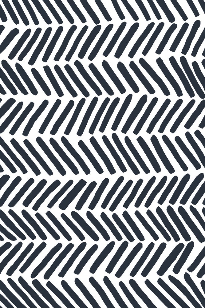 Motivo a zigzag disegnato a mano da Fun Qui