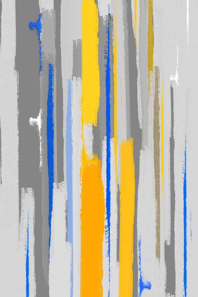Strisce astratte dai colori vivaci da Fun Qui
