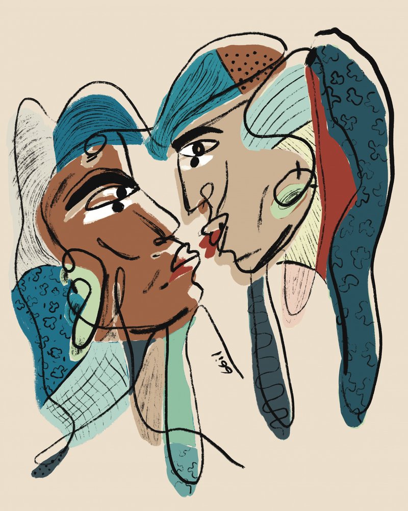 Abstract: Il bacio degli innamorati da GIovanna Gil Alves