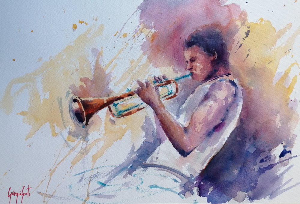 Trombettista jazz da Giorgio Gosti