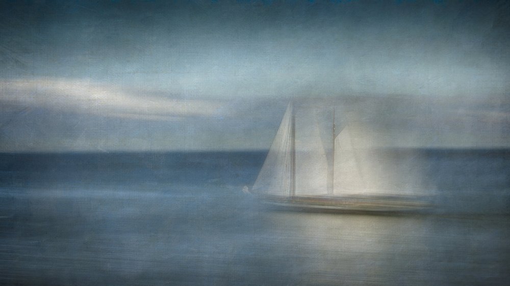Una barca a vela da sogno in mare da Greetje van Son