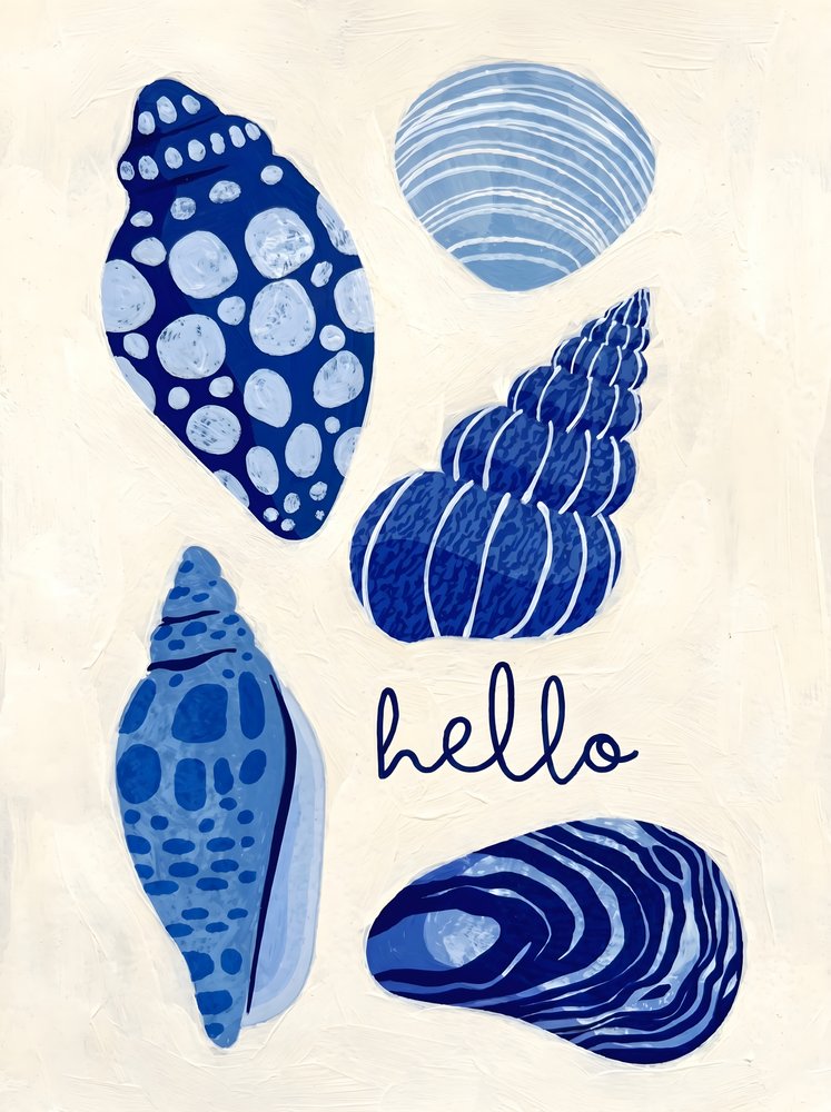 Ciao, Blue Seashells da HUGO