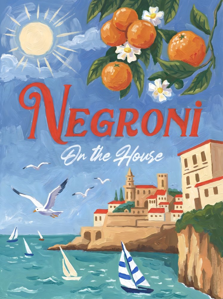 Negroni costiero italiano da HUGO