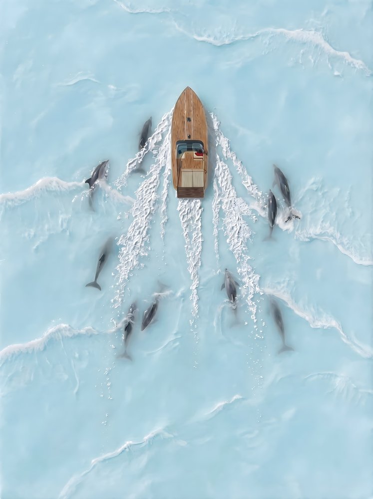 Barca “Pod of Dolphins” da HUGO