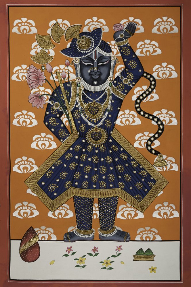 Il Bambino Krishna dal Blu Divino da IMAGINEERS STUDIO