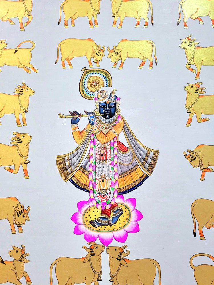 Krishna tra le mucche dorate da IMAGINEERS STUDIO