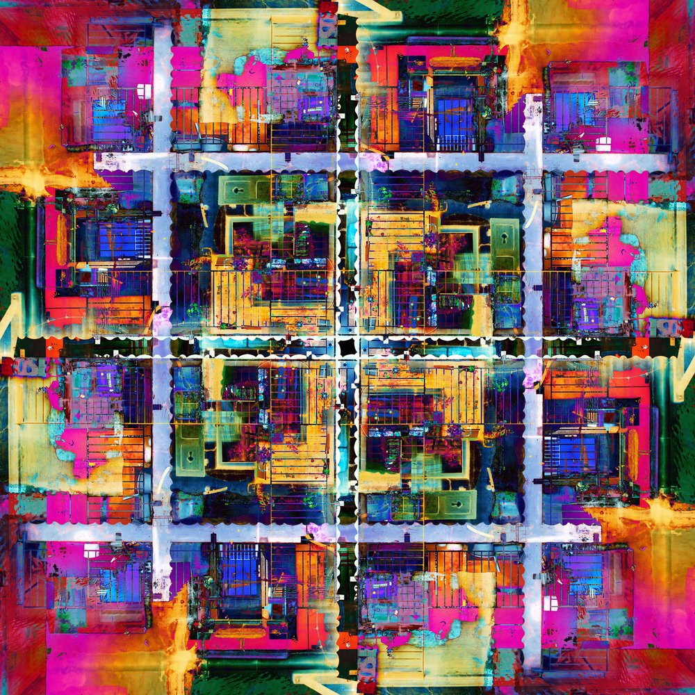 Un vivace mosaico urbano da Igor Shrayer