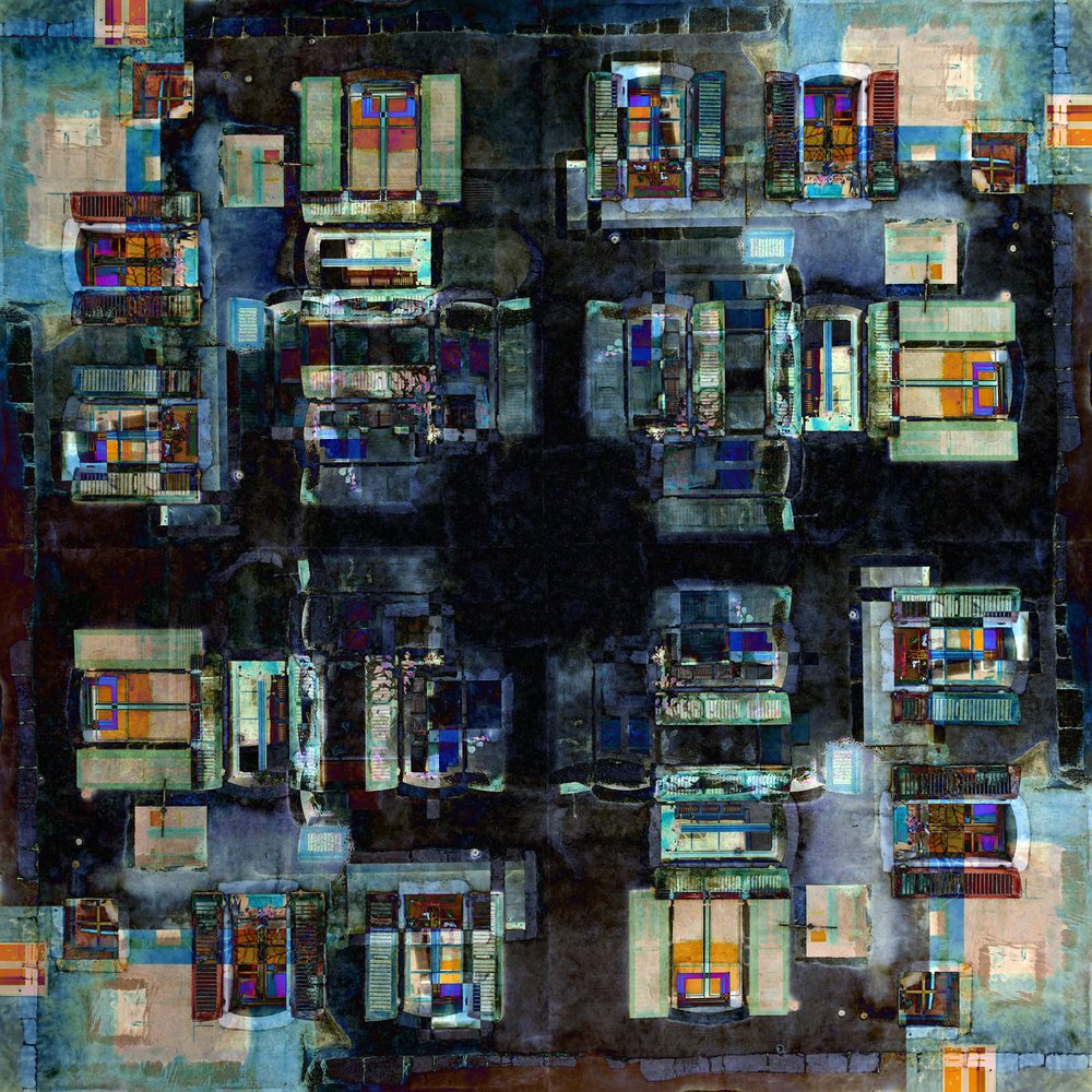 Geometria urbana vivace da Igor Shrayer