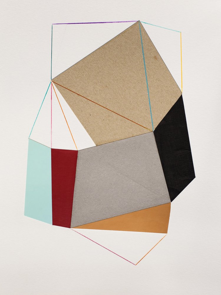 Disegno geometrico colorato da Ildefonso Martín