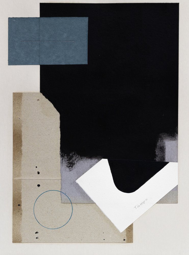 Collage geometrico moderno da Ildefonso Martín