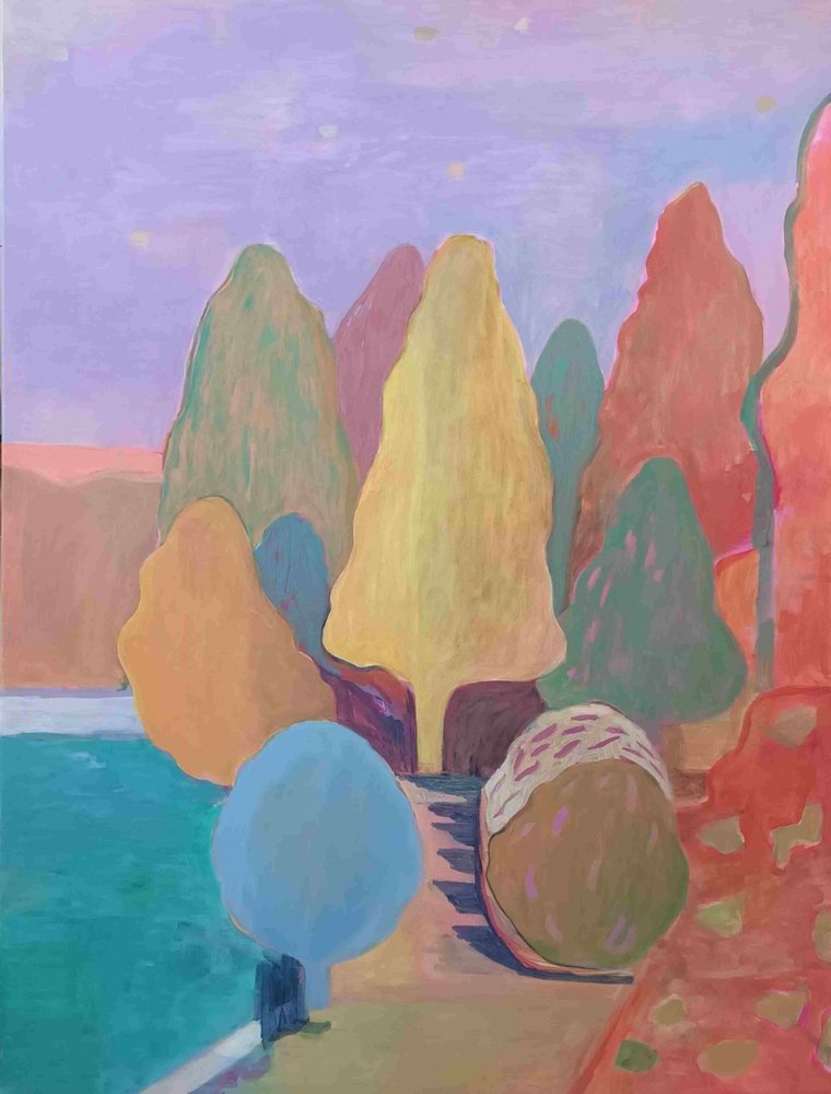 Paesaggio astratto da sogno da Iria Fernandez