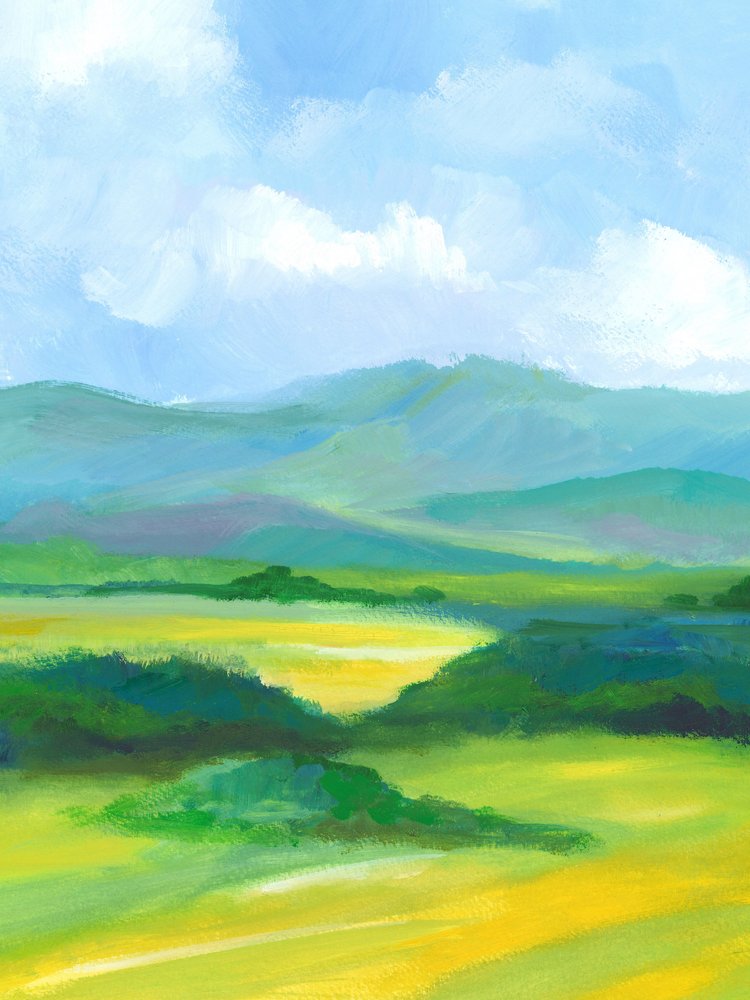 Paesaggio astratto 04 da Isabelle Brent