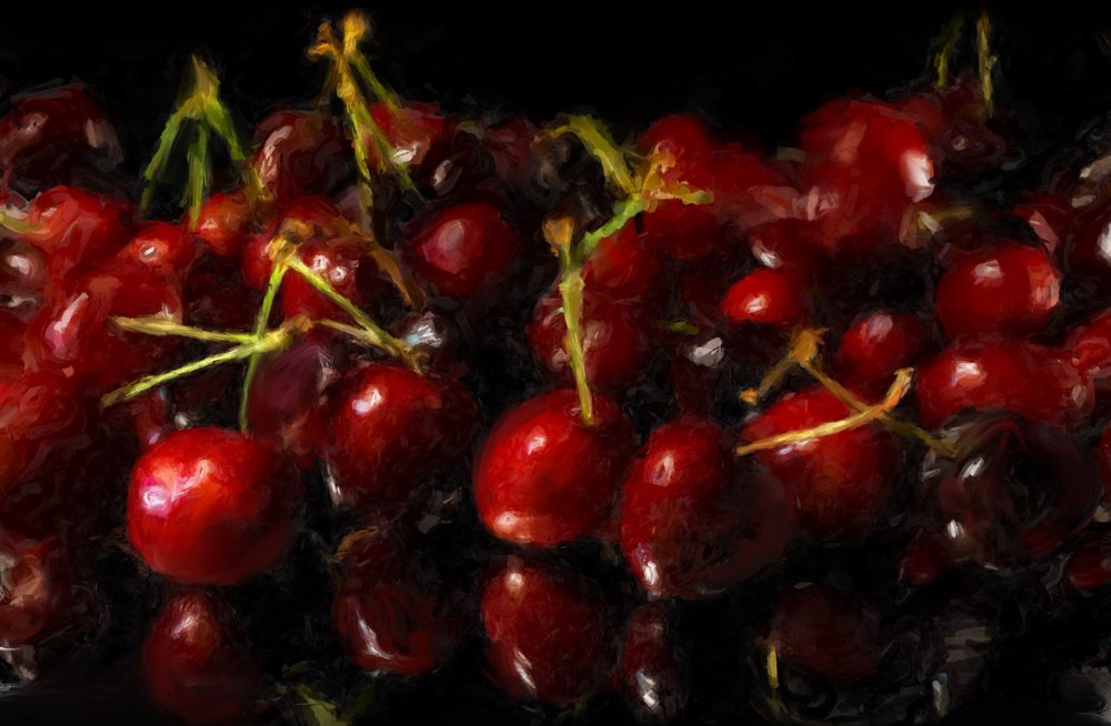 Ciliegie rosso intenso da James Zamora