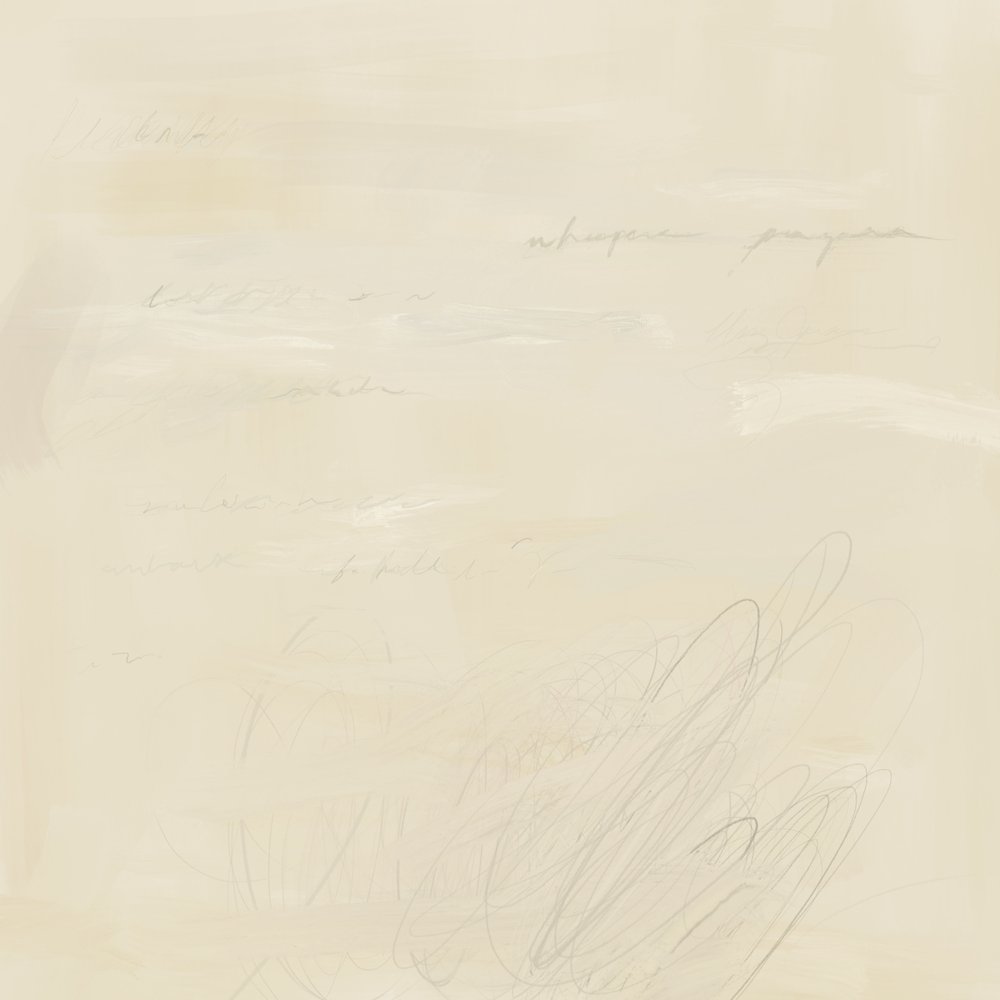 Scrittura astratta sfumata da James Zamora