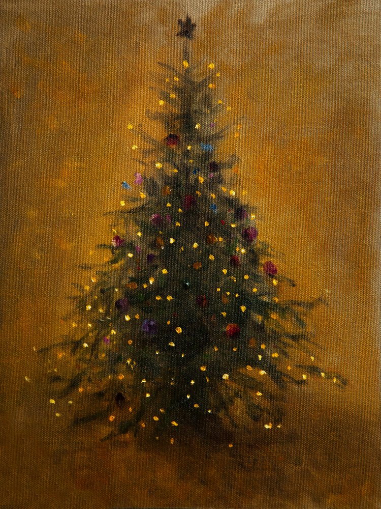 Albero di Natale illuminato da James Zamora