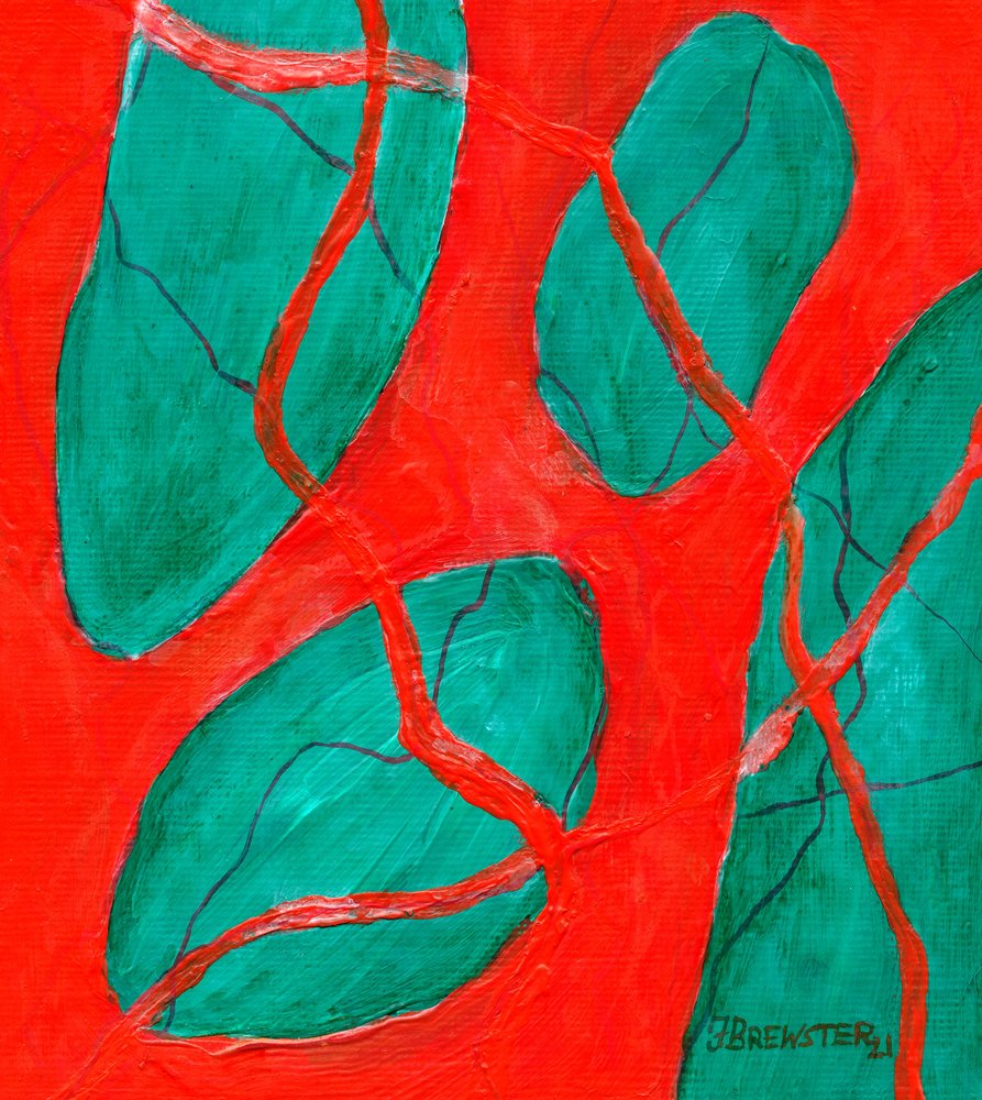 Flusso organico astratto da Janine Brewster