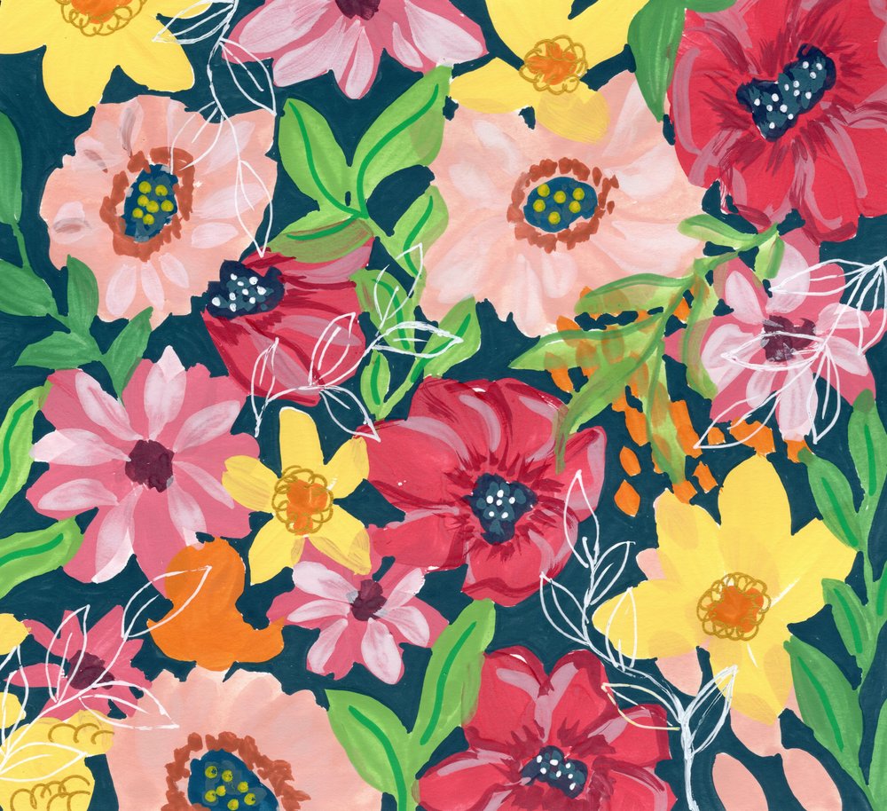Fiori dai colori vivaci da Jasmine Goodwin