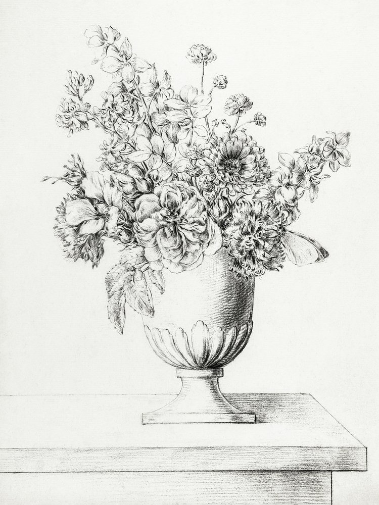 Fiori in un vaso da Jean Bernard