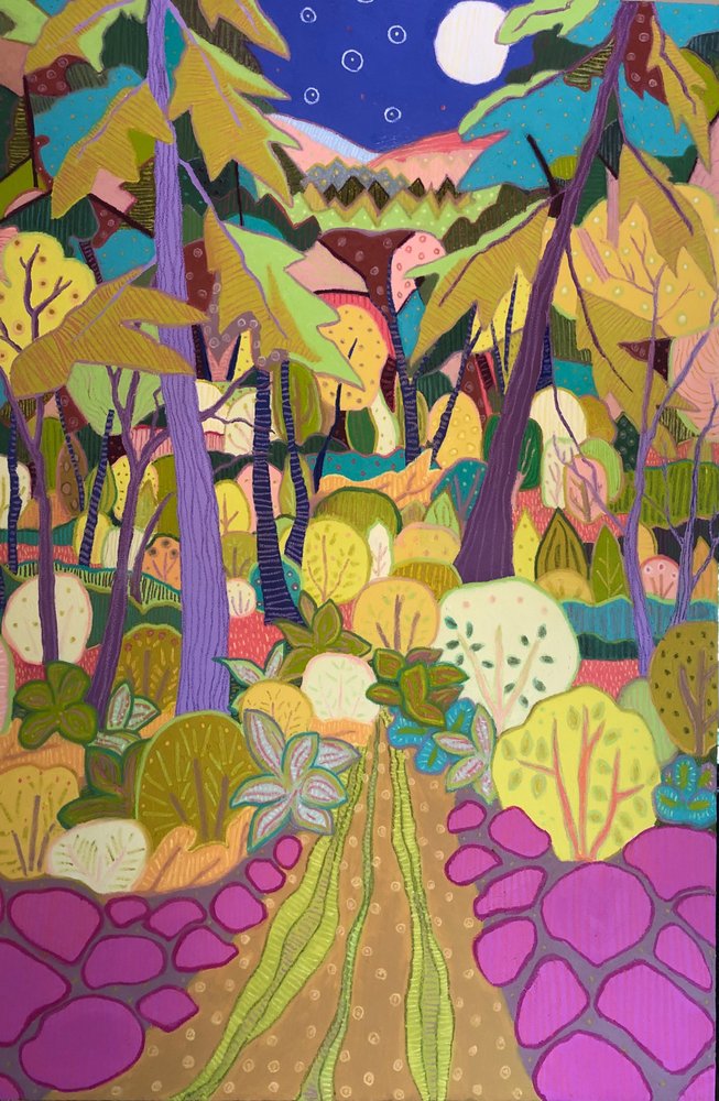 Foresta notturna fantastica da Jeff Ferst
