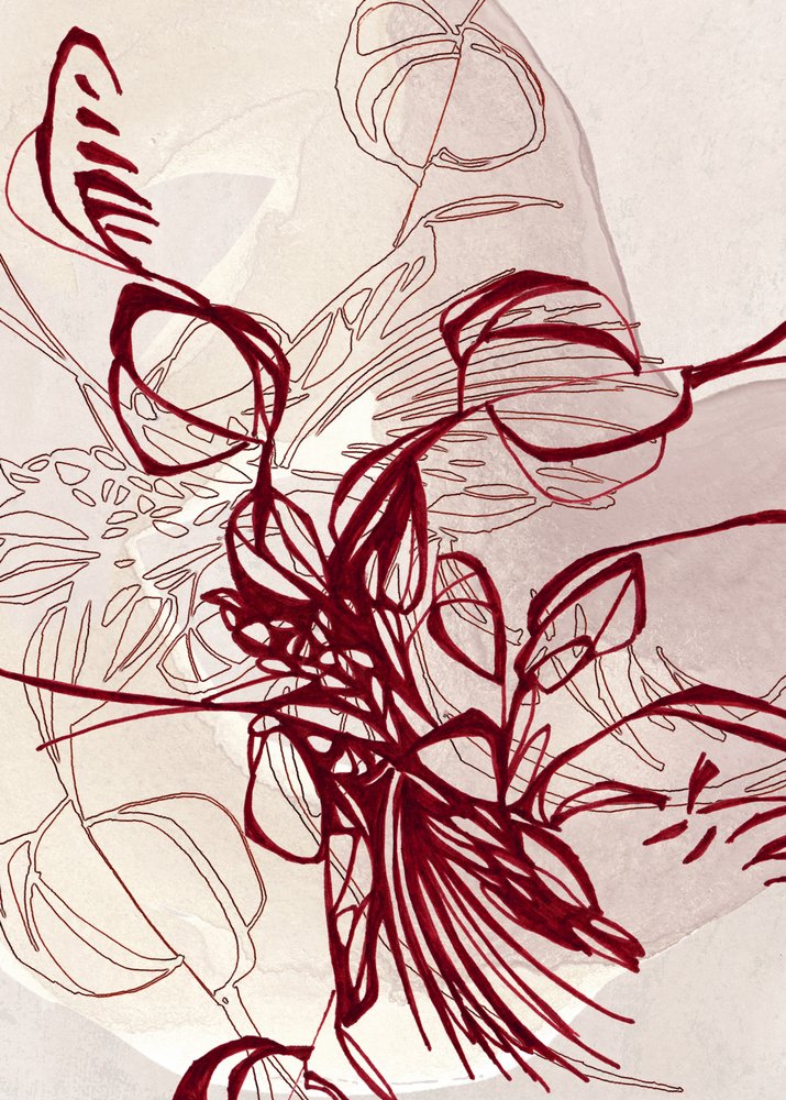 Linee botaniche eleganti da Jenja Braun