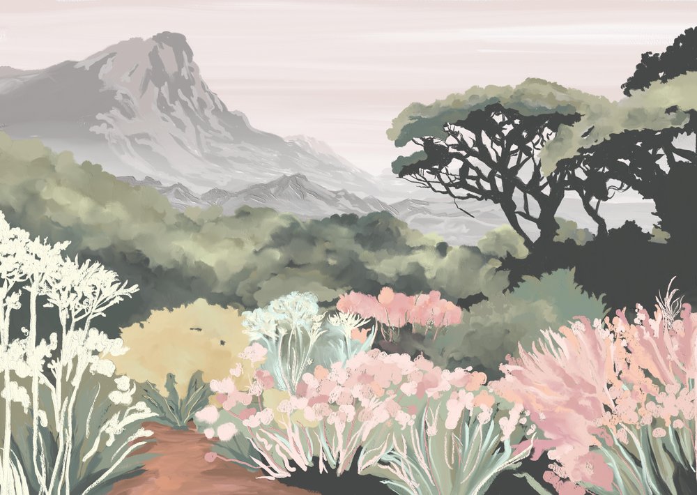 Paesaggio montano in fiore da Jenna Alheit