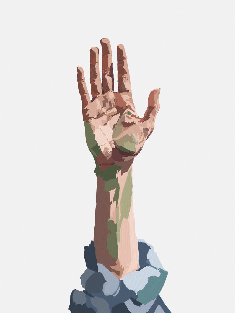 Raggiungere Painted Hand da Jenna Alheit