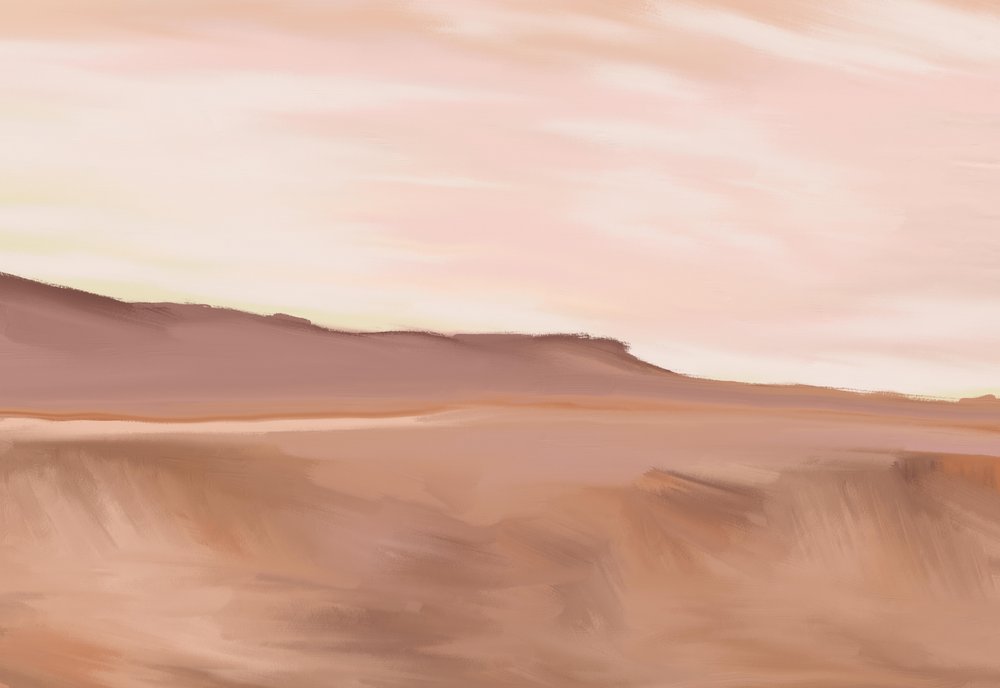Orizzonte sereno nel deserto da Jenna Alheit