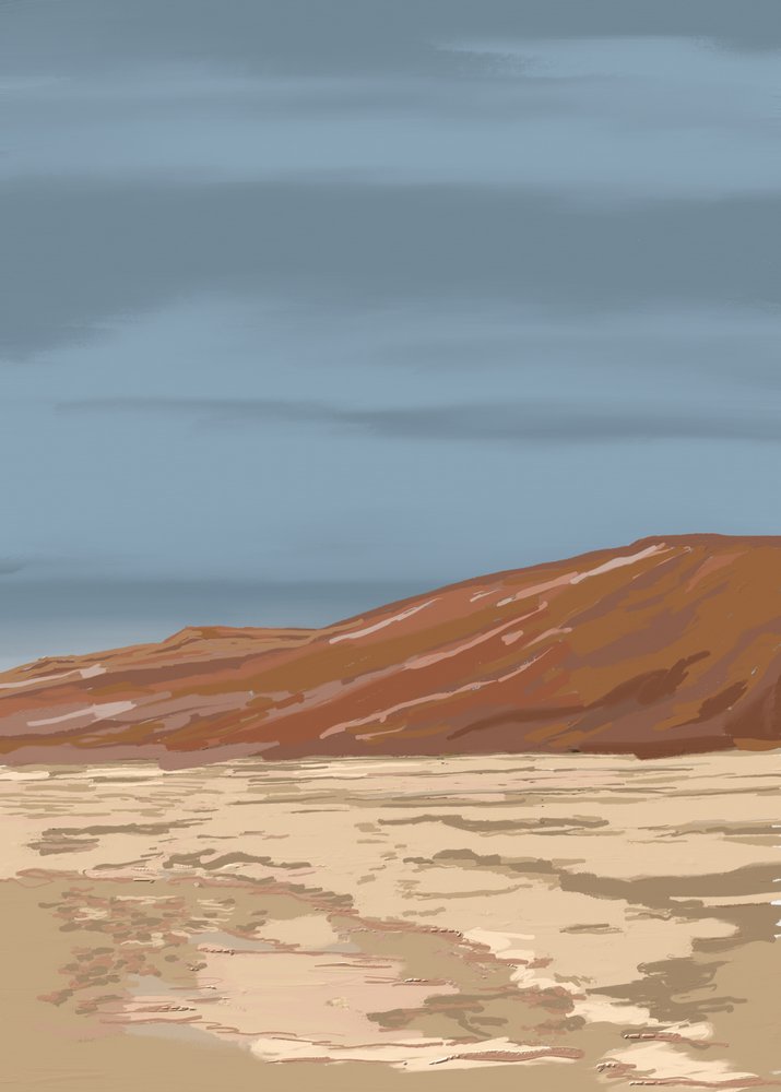 Paesaggio sereno del deserto da Jenna Alheit