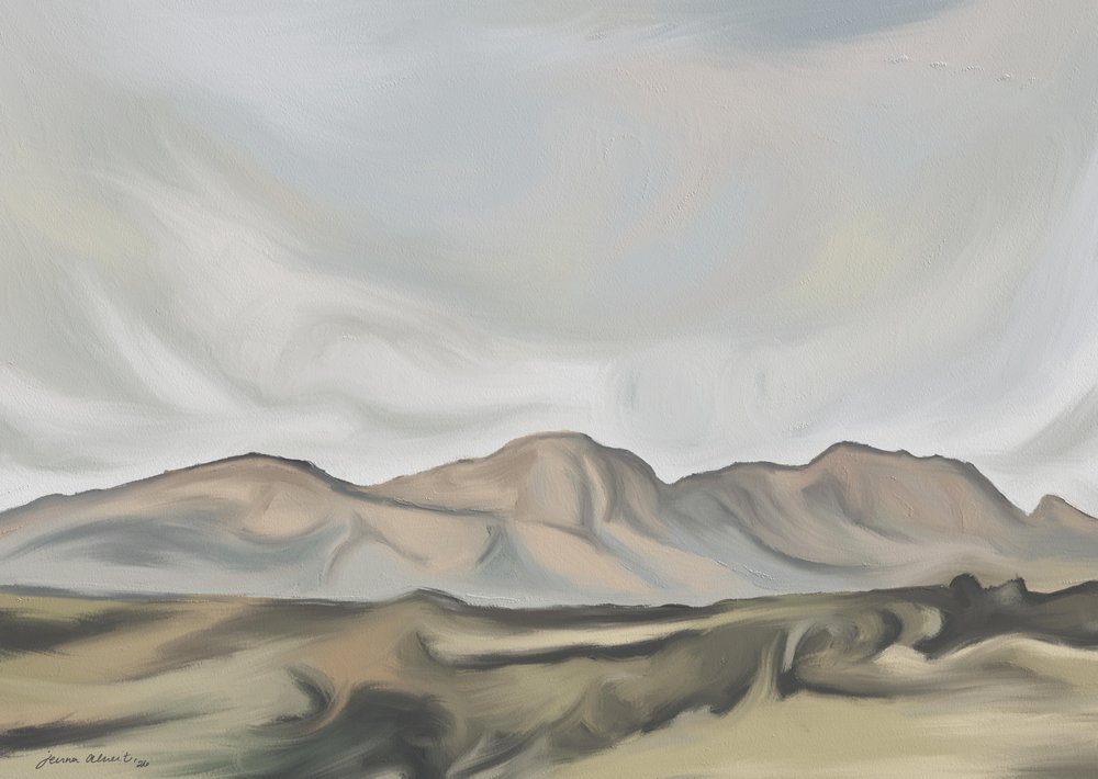 Montagne serene del deserto da Jenna Alheit