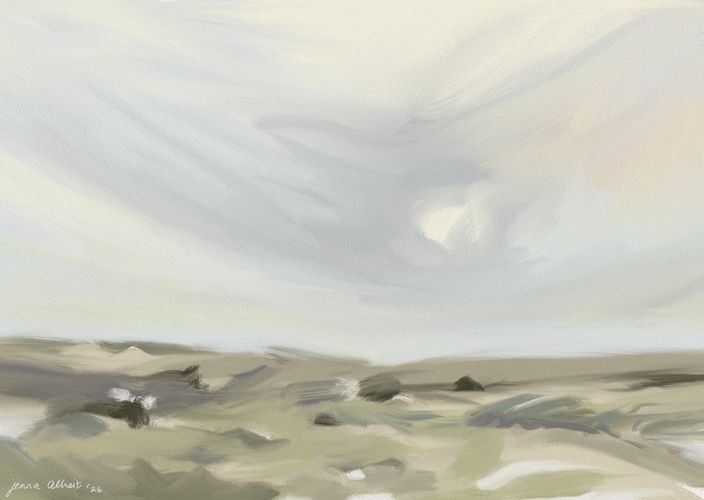 Paesaggio dal cielo sereno da Jenna Alheit