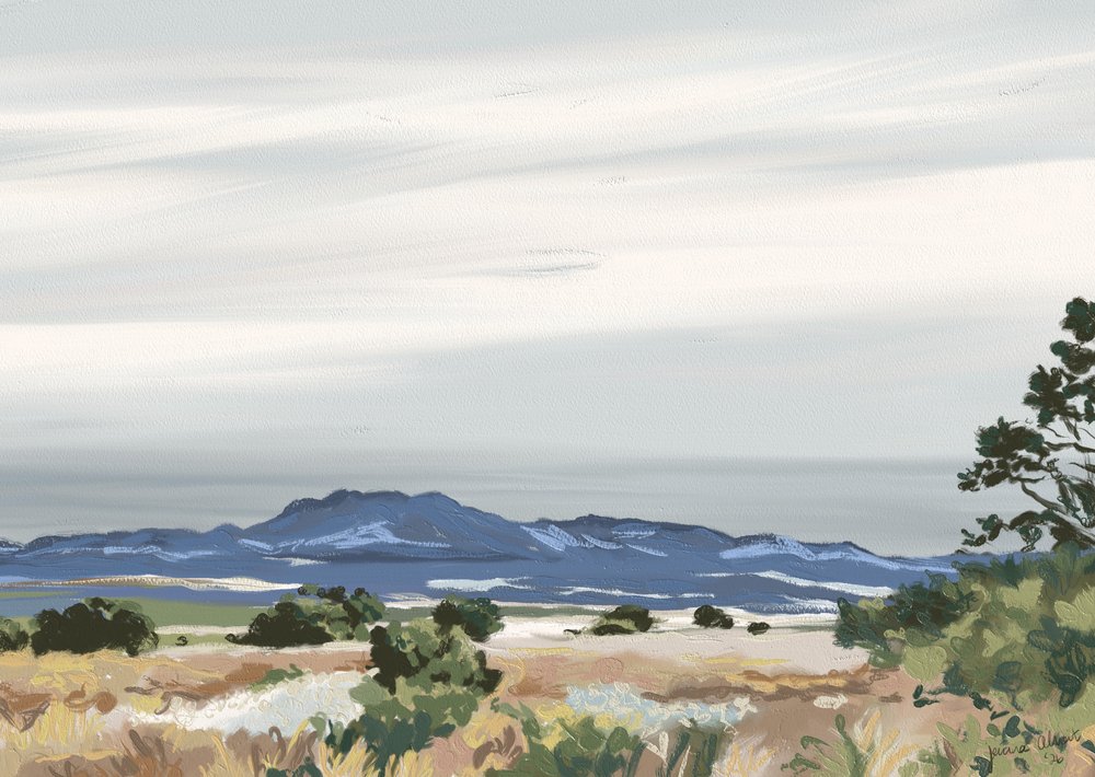 Vaste montagne desertiche da Jenna Alheit