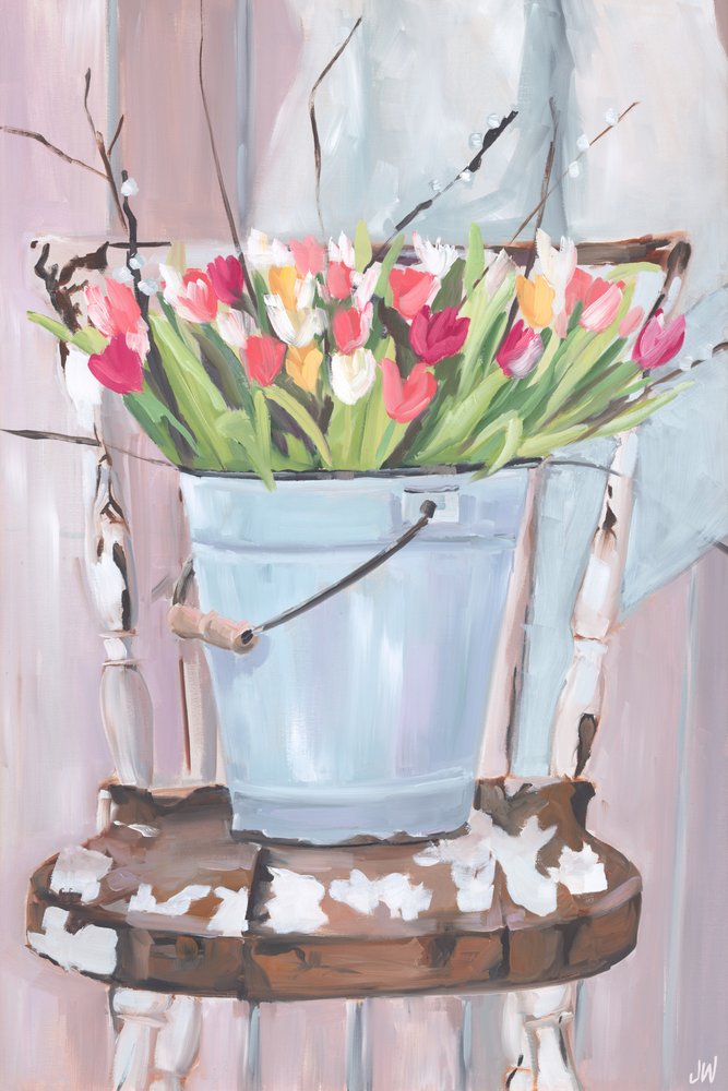 Secchiello di fiori da Jenny Westenhofer