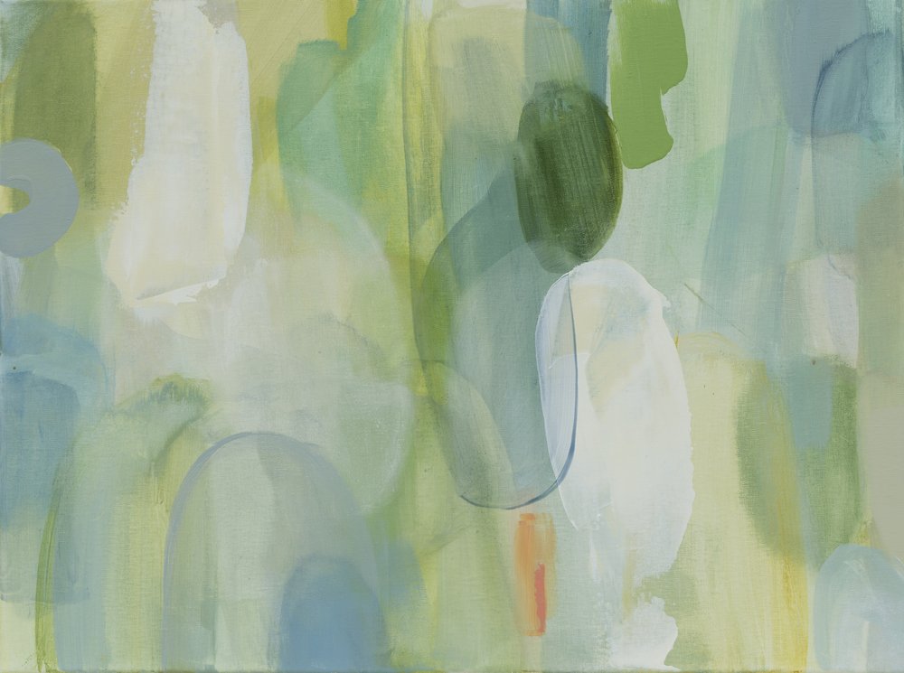 Verde e blu: astratto da Jenny Westenhofer