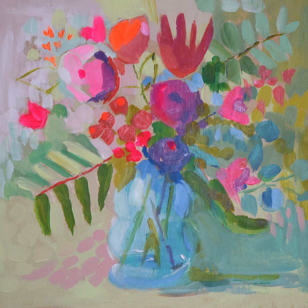 Neon floreale da Jenny Westenhofer