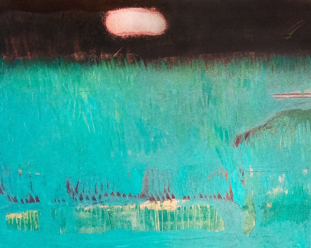 Campo verde al chiaro di luna da Joackim Schou Dahle
