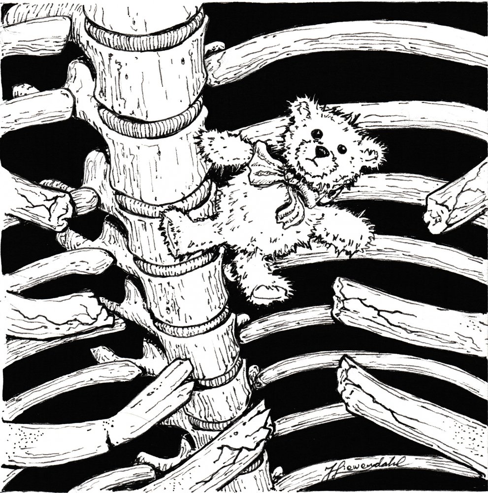 Orsacchiotto scheletrico da Johan Liewendahl