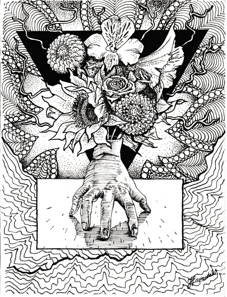 Riflesso floreale surreale da Johan Liewendahl