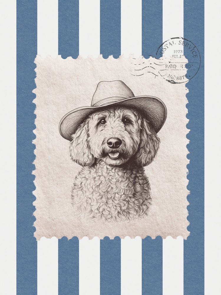 Timbro "Cane cowboy" da Jolly and Dash