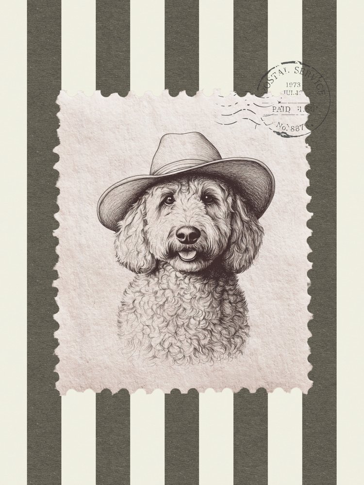 Cappello da cowboy Goldendoodle da Jolly and Dash