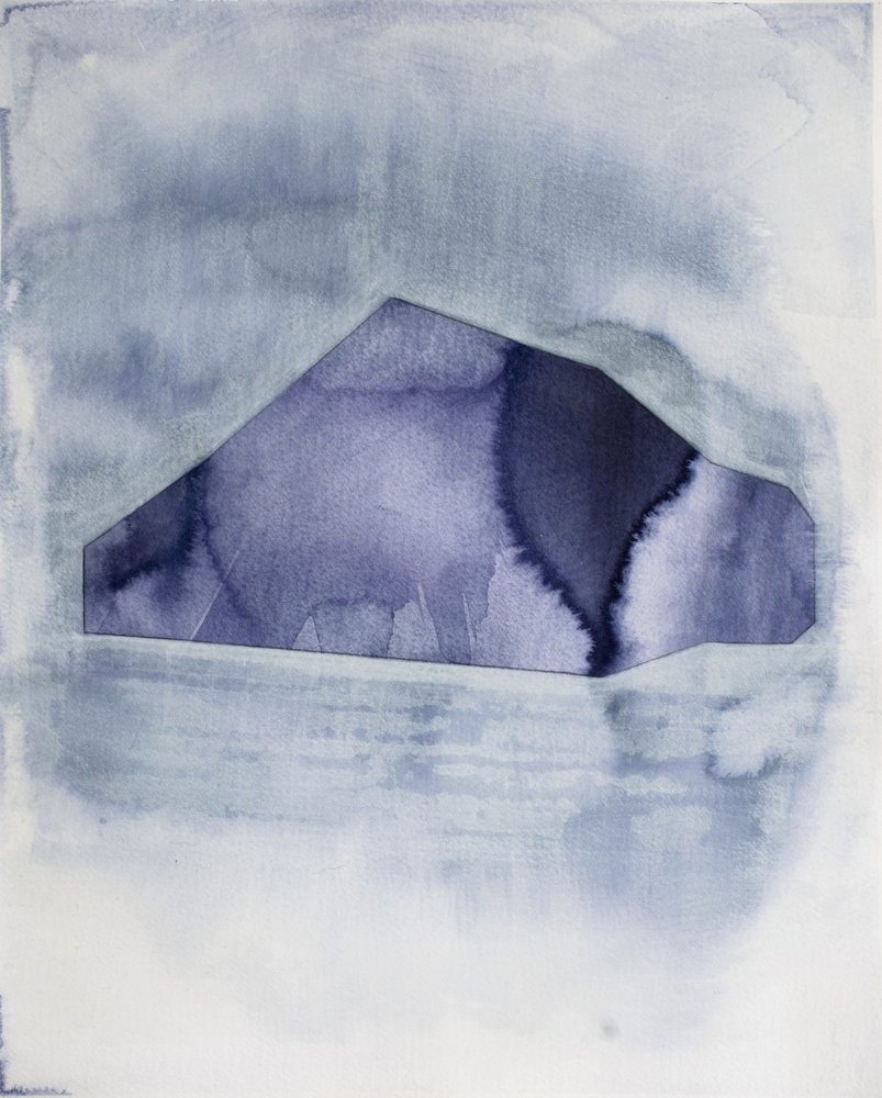 Geometria astratta blu da Joshua Hoskins
