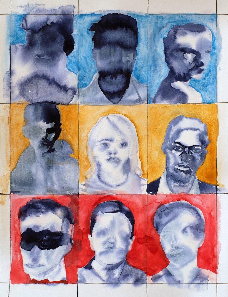 Collezione "Volti astratti" da Joshua Hoskins