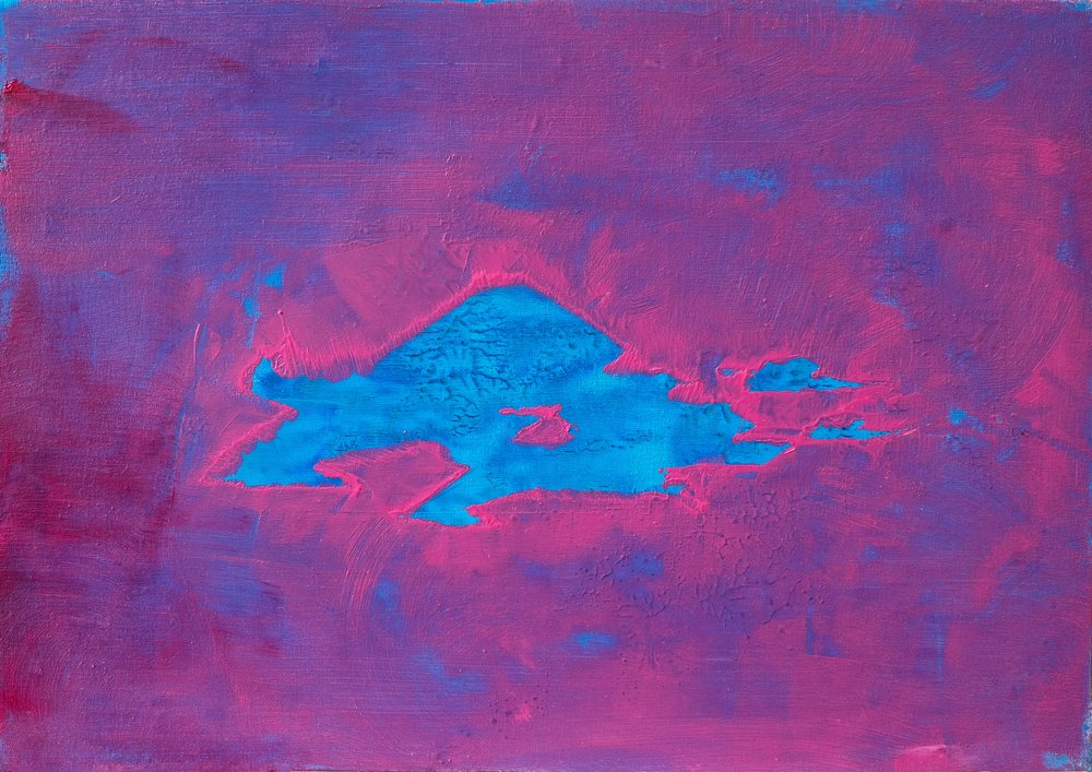 Paesaggio astratto dai colori vivaci da Joshua Hoskins