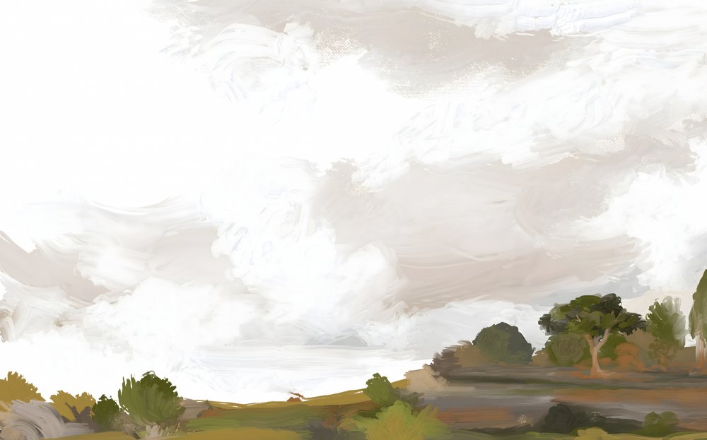 Paesaggio impressionista sereno da Josie George