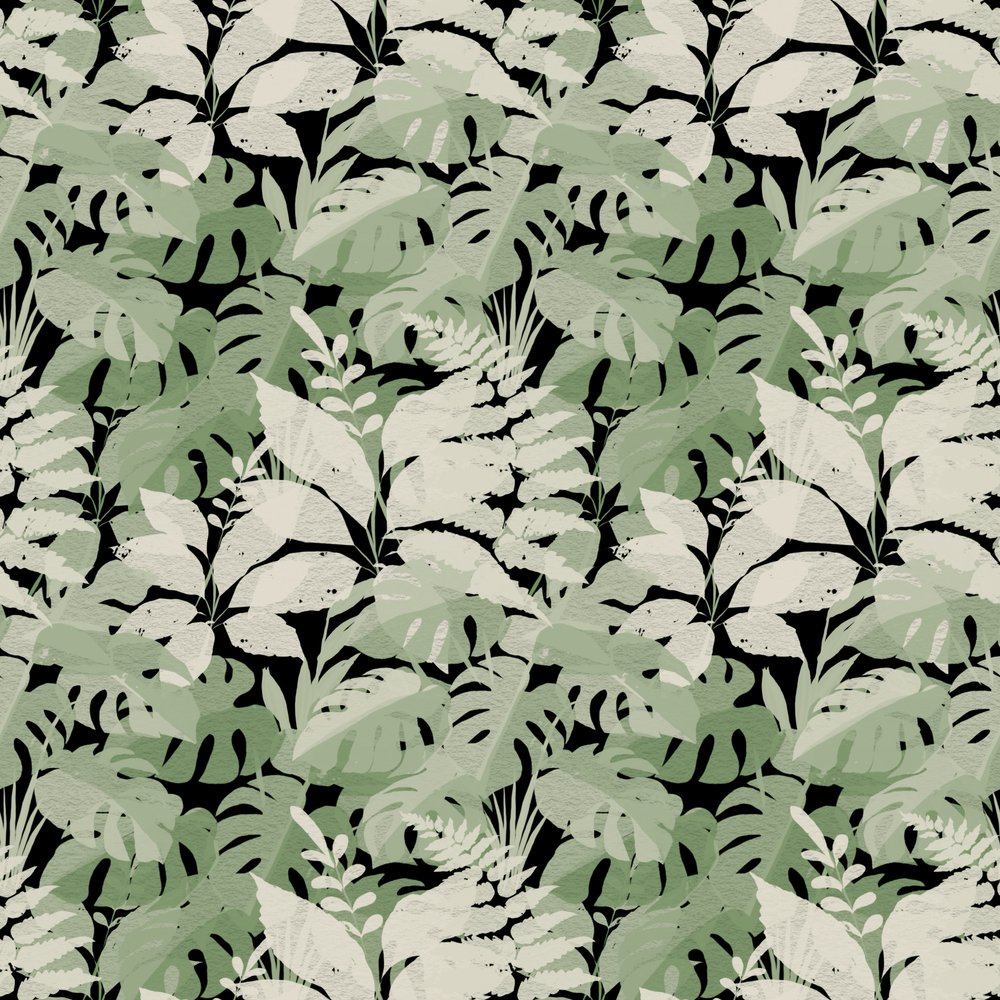 Fogliame tropicale dai toni tenui da Josie George