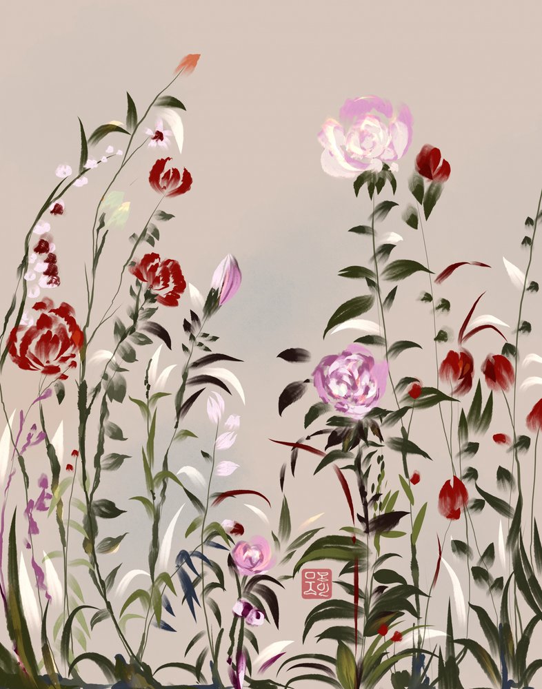 Fiori in un giardino pittoresco da Josie George
