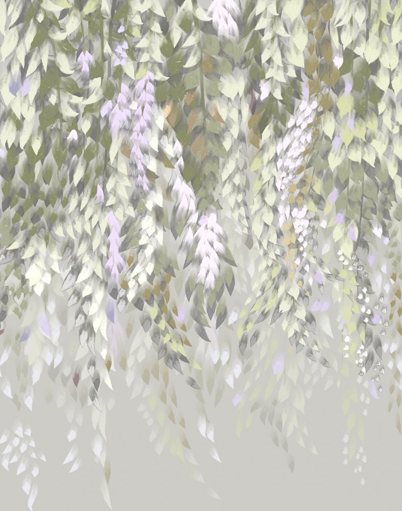Fiori di glicine dai toni pastello da Josie George