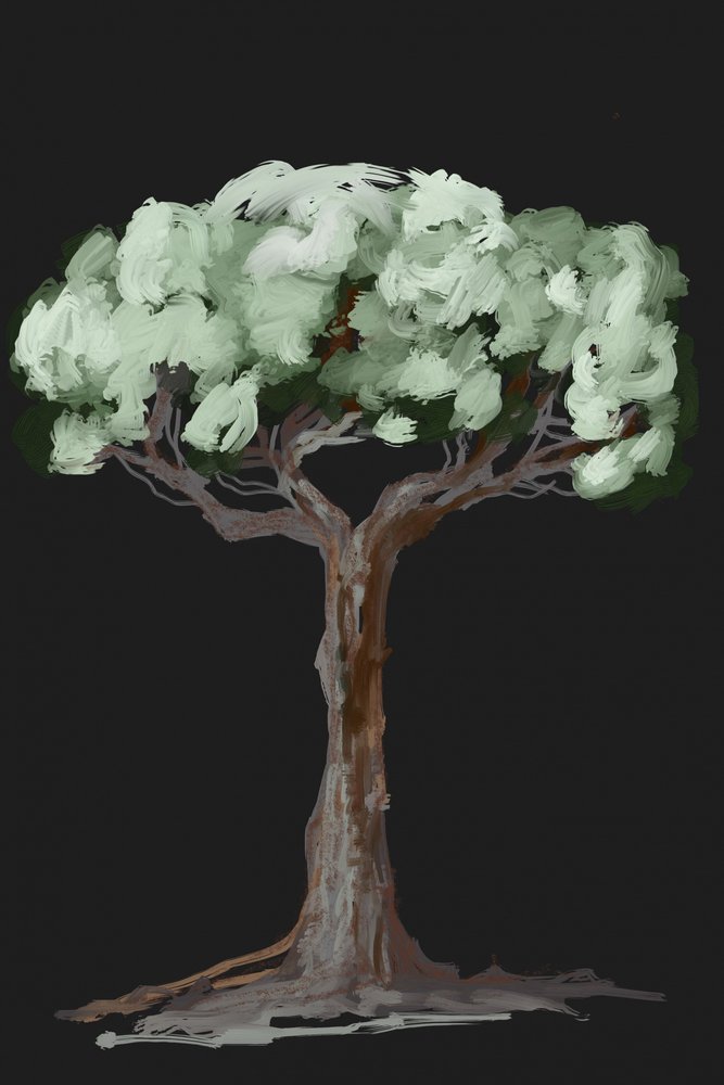 Albero verde brillante da Josie George
