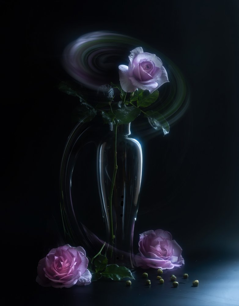 Vaso "Ethereal Rose" da Judy Tseng