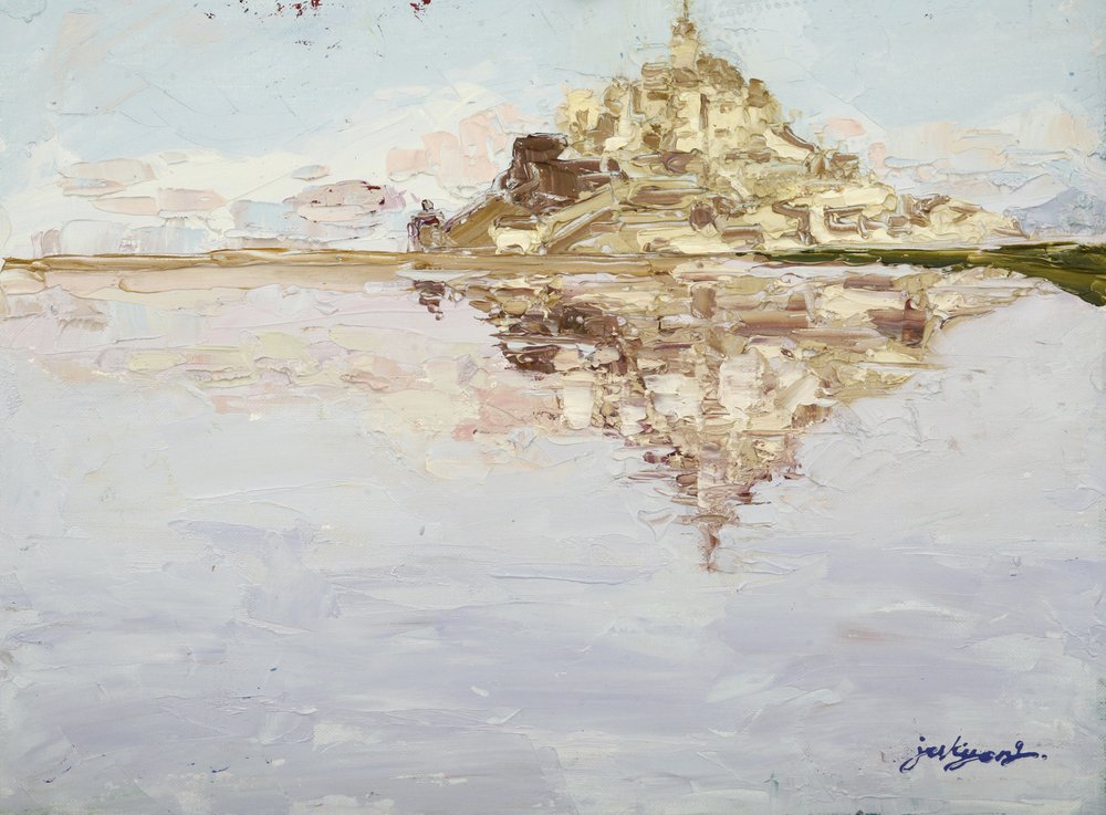Il riflesso del Mont Saint-Michel da Jukyong Park