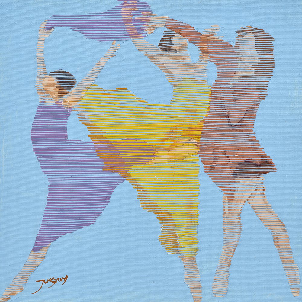 Movimenti di danza pieni di energia da Jukyong Park